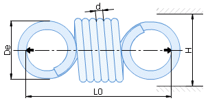 英式拉伸弹簧